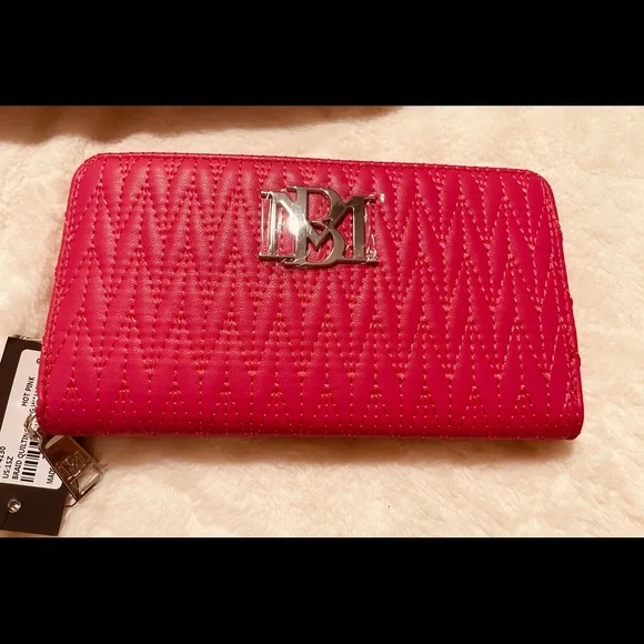 🌸BADGLEY MISCHKA ZIP AROUND NWT BRAIDED QUITTING LONG WALLET - Picture 2 of 4